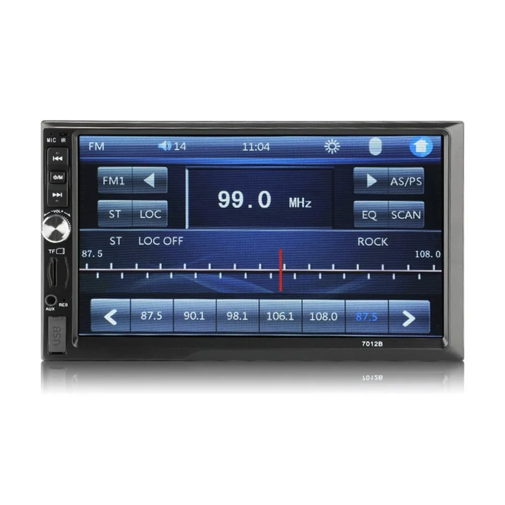 7012B " дюймовый двойной 2DIN автомобильный MP5 плеер BT сенсорный экран стерео радио мультимедийный плеер MP5 плеер USB FM