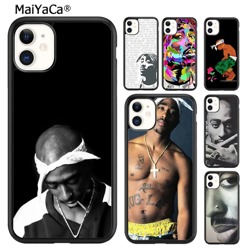 Новый чехол MaiYaCa для телефона в стиле хип-хоп с раппером iPhone SE 6s 7 8 plus X XR XS 11 12 pro max
