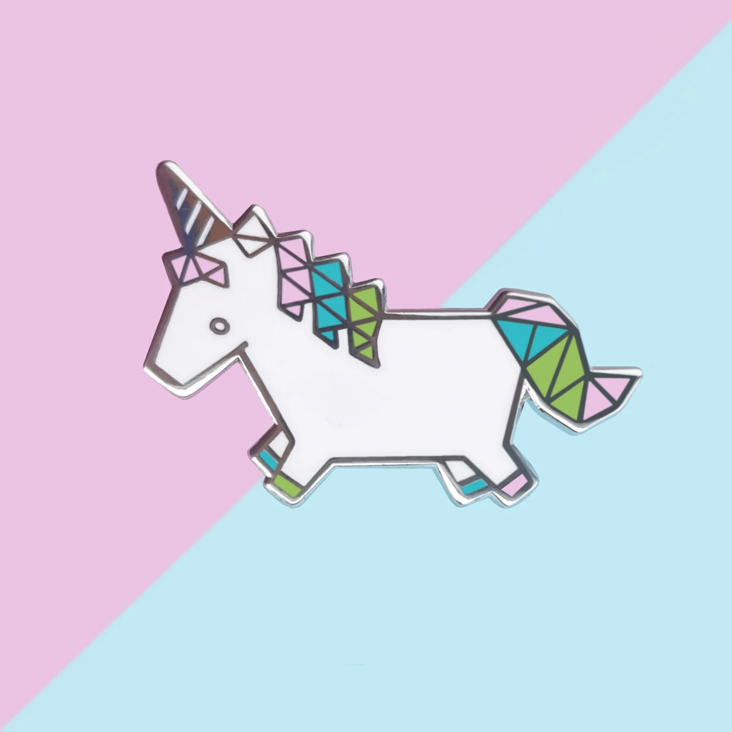 

Cute Unicorn Origami Hard Enamel Pin Minimalism Cartoon Animal Lapel Pins Fashion Badge Brooch Backpack Accessories