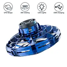 Бесплатный полет FlyNova может вращаться fingertip гироскоп Самолет мини-Дрон Творческий декомпрессионная игрушка НЛО