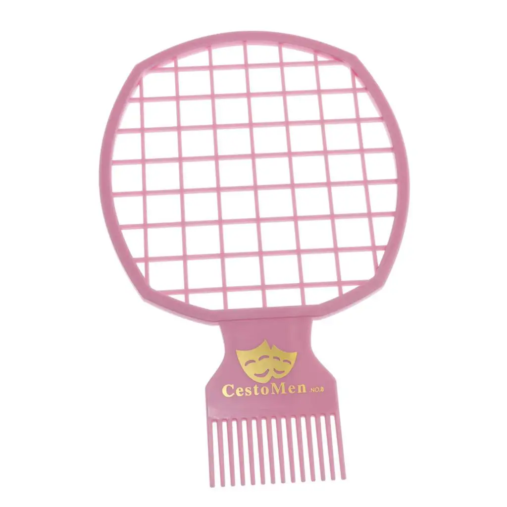2 In 1 Afro Dreadlocks Twist Hair Comb Hair Pick Comb DIY Hair Styling Tool Pick Twist Wave Curling Barber Hairdressing Comb