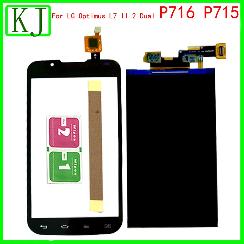 

For LG Optimus L7 II 2 Dual P716 P715 LCD Display Touch Screen Digitizer Sensor Glass Panel