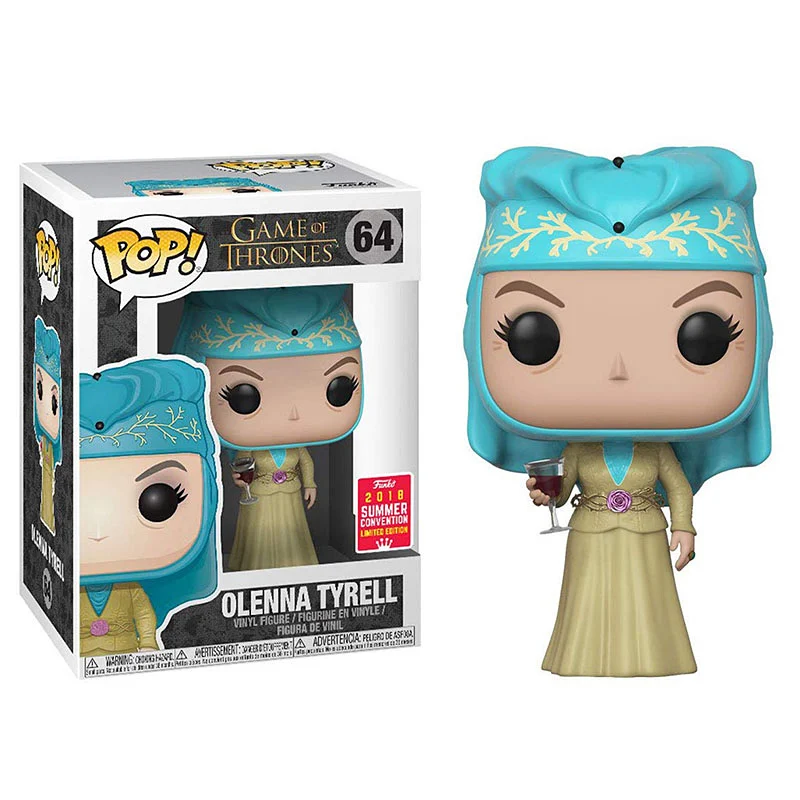 FUNKO POP Игра престолов ночной король Джон Сноу Дейенерис Таргариен дрогон фигурка Коллекционная модель рождественские игрушки - Цвет: 64 with box