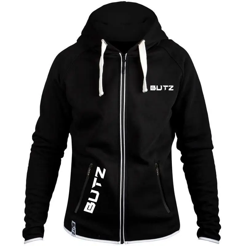 

Muscle Fitness Partners New Style Men'S Wear Sports Running Casual Hoodie Tight-Fit Coat Men's Sweatshirts & Hoodies