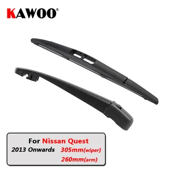 

KAWOO Car Rear Wiper Blade Blades Back Window Wipers Arm For Nissan Quest Hatchback (2013 Onwards) 305mm Auto Windscreen Blade