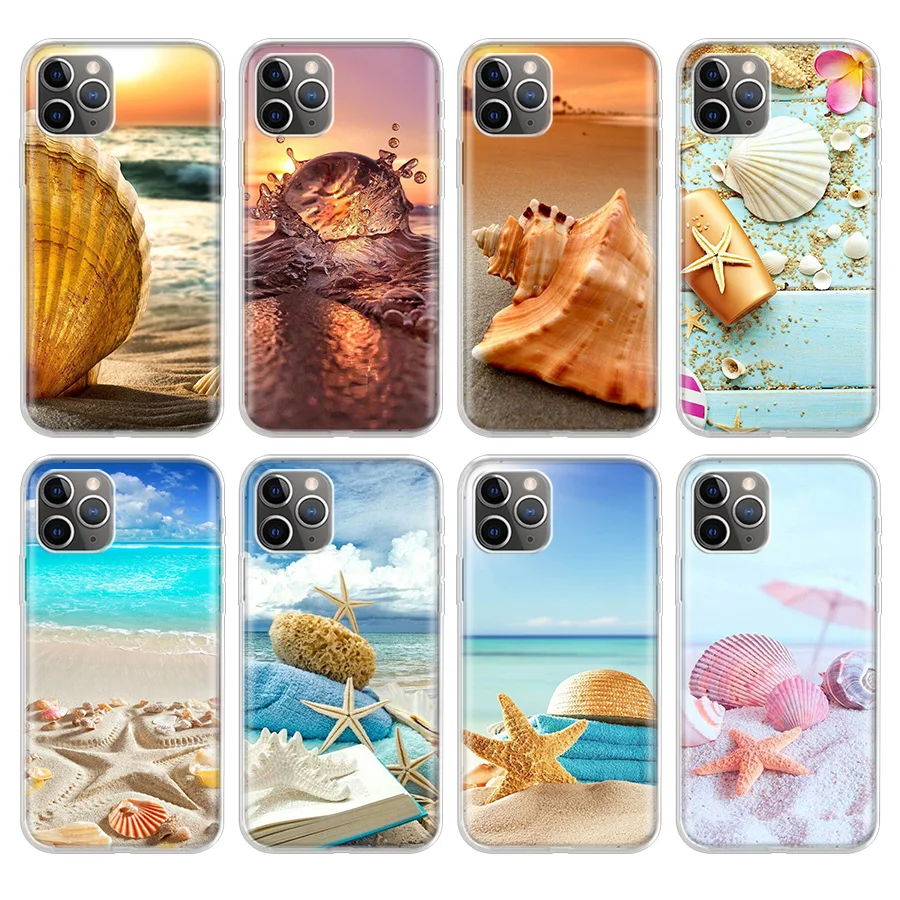 

Summer Beach Hawaii Aloha Sea Ocean Coque Phone Case For Apple iPhone 11 Pro 6 6S 7 8 Plus 10 X XS MAX XR 5 5S SE Phone Case Cov