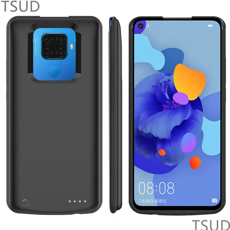 

6500mah high capacity battery charger case for Huawei Nova 5 5i Pro external wireless charging cover for Huawei Nova 5 5i Pro