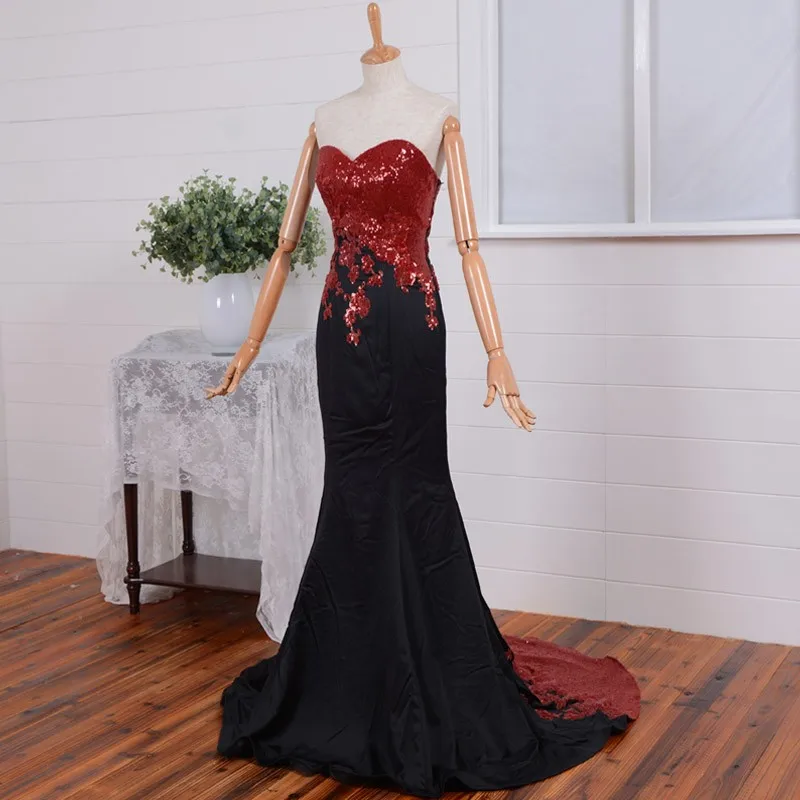 Vestido de festa, платье для выпускного вечера, сексуальное платье, новинка, стильное, милое, красное, с блестками, с аппликацией, на спине, официальное платье подружки невесты