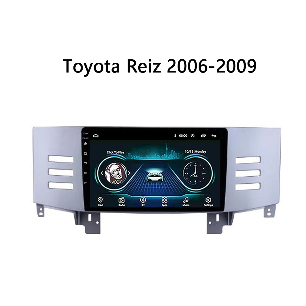 

Android 8.1 9" Car GPS player for Toyota reiz 2006 2007-2009 multimedia system video audio stereo support USB SWC TV bose WIFI
