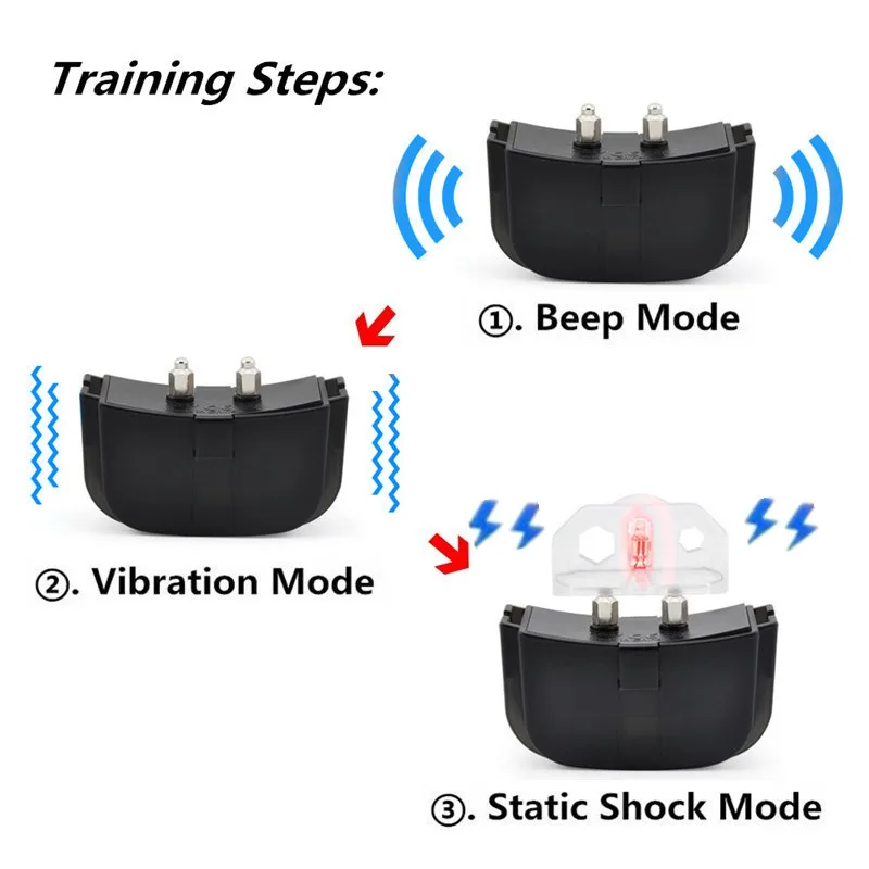 Beste Elektrische Dog Training Collar LCD 300m Afstandsbediening Shock Trillingen Trainer E kraag voor Alle Maat Hond Huisdier supply Batterij