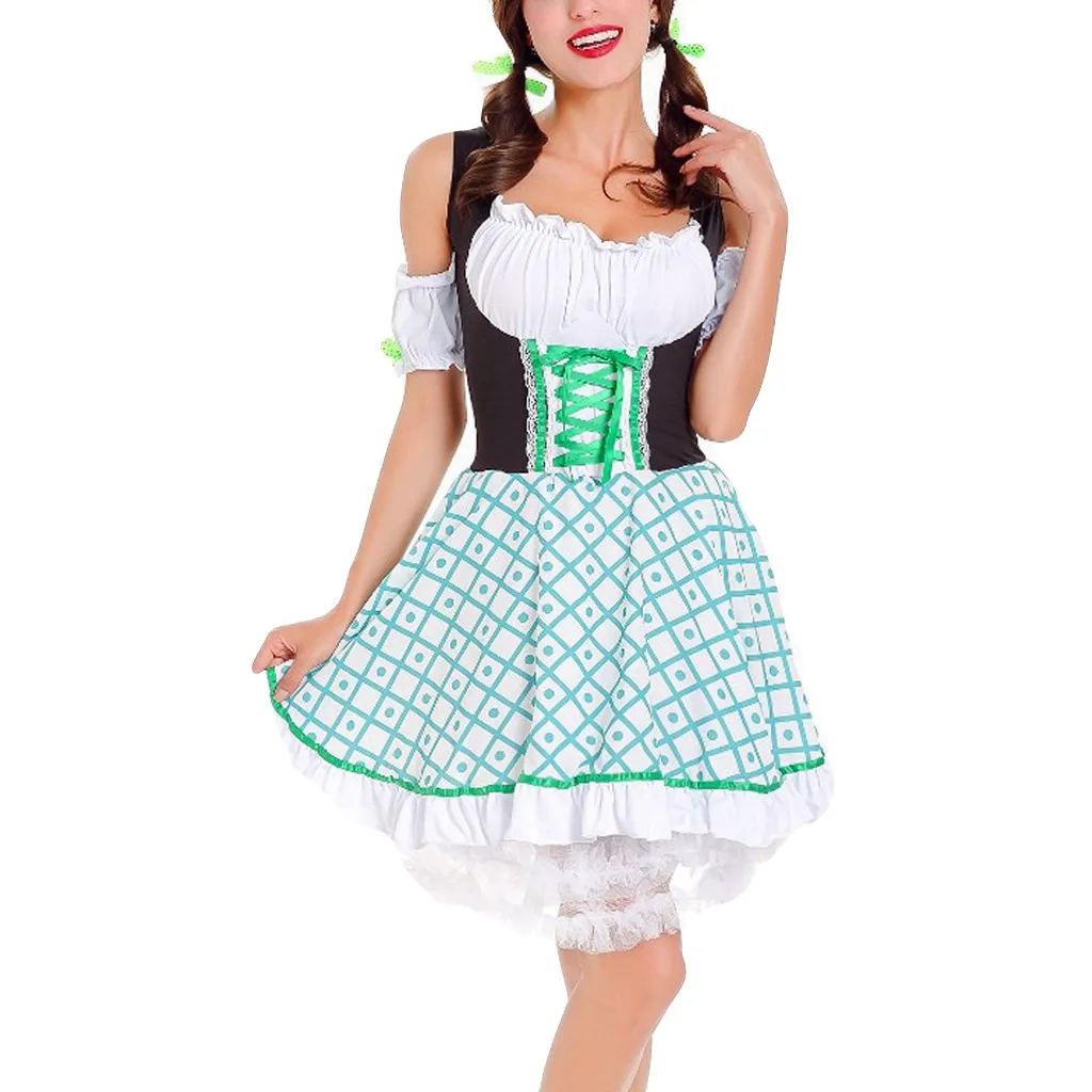

Women's Beer Festival Dress Bavarian Beer Vintage Festival Cosplay Costumes durable enought summer dresses and sundresses aug 5