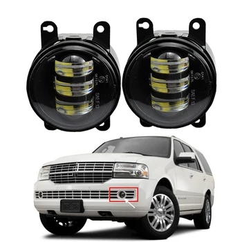 

1Pair LED Fog Light Lamp Front Bumper Light For Lincoln Navigator 2007-2015 For Fiat Fullback 2017 For Fiat Punto Evo 2010-2012