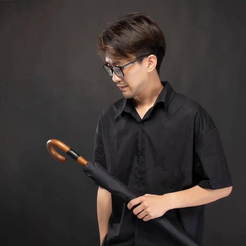 Длинный зонт Parachase 16K для мужчин и женщин дождевой большой в японском деловом