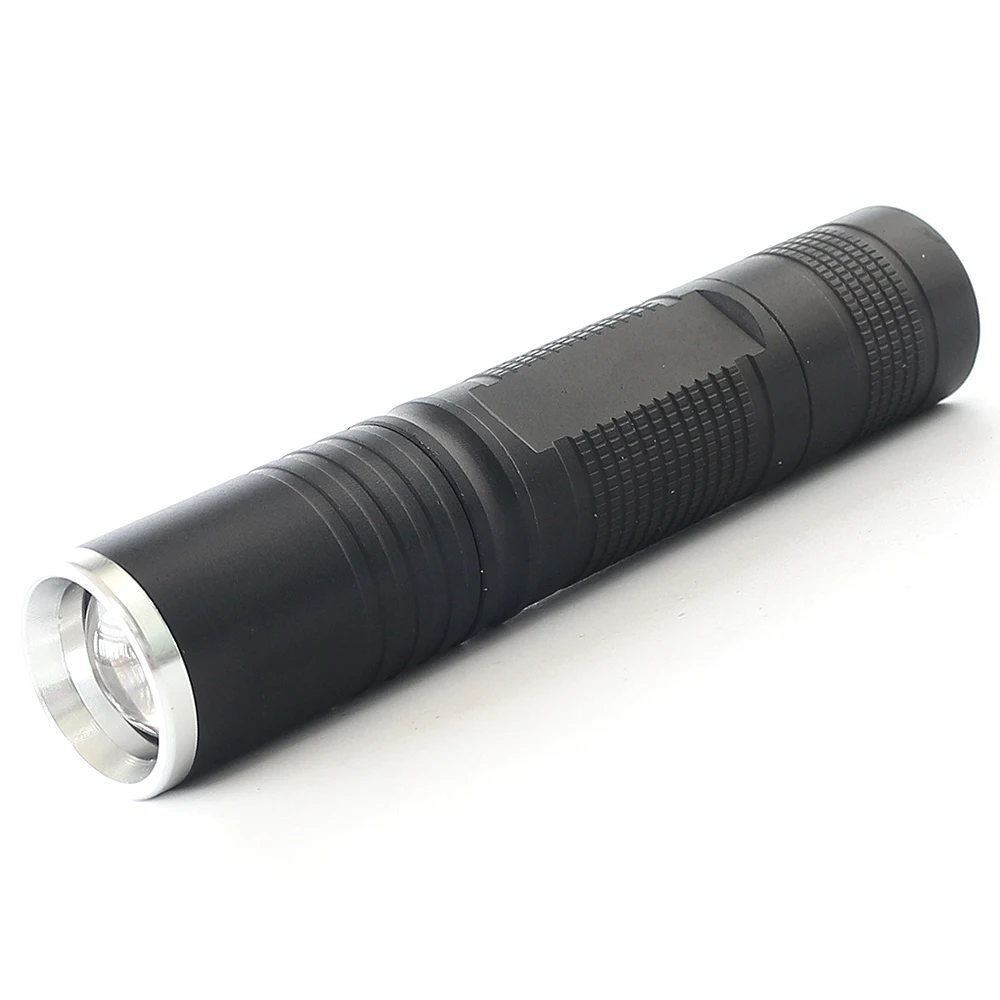 

Litwod Z90S5 XML Q5 Led Flashlight Torch 1000 Lumens Adjustable Zoom Focus Lamp Aluminum Penlight Black 3 Switch model