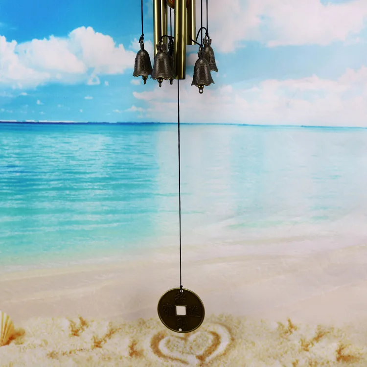 Creative Metal Bronze Wind Chime Shop Home Home-guarding And Exorcising Lucky Feng Shui Bell Door Decoration Pendant Ornaments