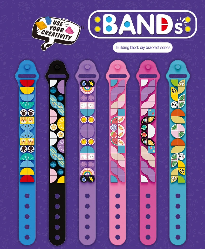 DIY Dot Building Block Bracelet Unisex Silicone Cartoon Adjustable Wristband Animal Knowledge Marine Blocks Toys For Girls Boys 1 DIY Dot Building Block Bracelet Unisex Silicone Cartoon Adjustable Wristband Animal Knowledge Marine Blocks Toys For Girls Boys 1