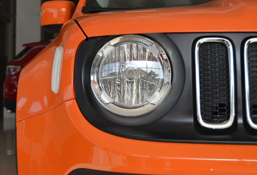 For Jeep Renegade Patriot Car Headlight Headlamp Clear Lens Auto Shell Cover
