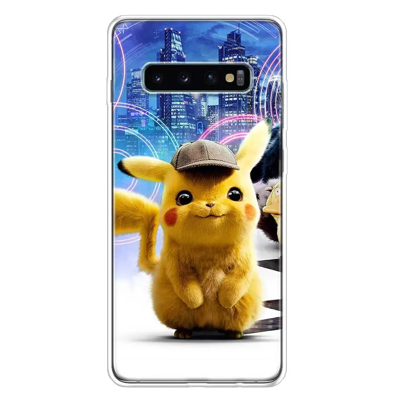 Пикачу обложка фильма чехол для телефона для samsung Galaxy S10+ Note 10 9 8 S9 S8 J4 J6 J8 плюс S7 S6 корпус под плетенную сумку - Цвет: TW003-9