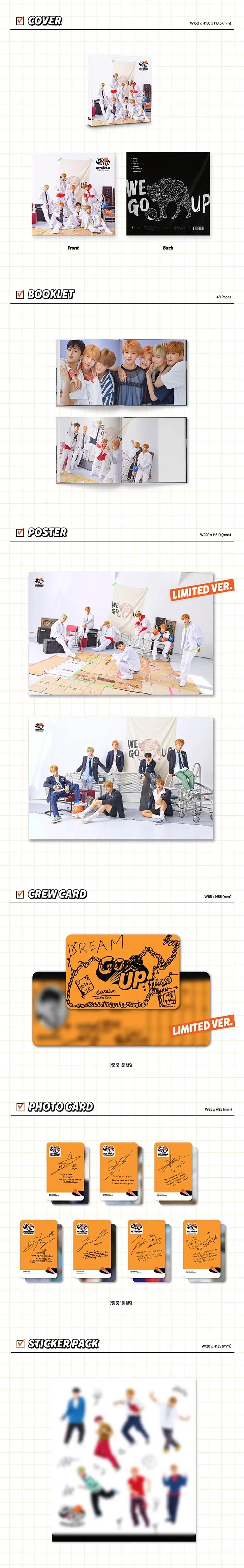 [MYKPOP]~ Официальный~ NCT DREAM MINI#2: мы поднимаем CD, KPOP Fans Коллекция-SA19082002