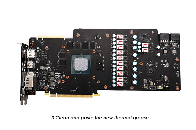 GPU кулер для воды для MSI RTX 2080 GAMING X TRIO/MSI RTX 2080 SEA HAWK EK X, поддерживает синхронную материнскую плату BS-MSG2080M-PA