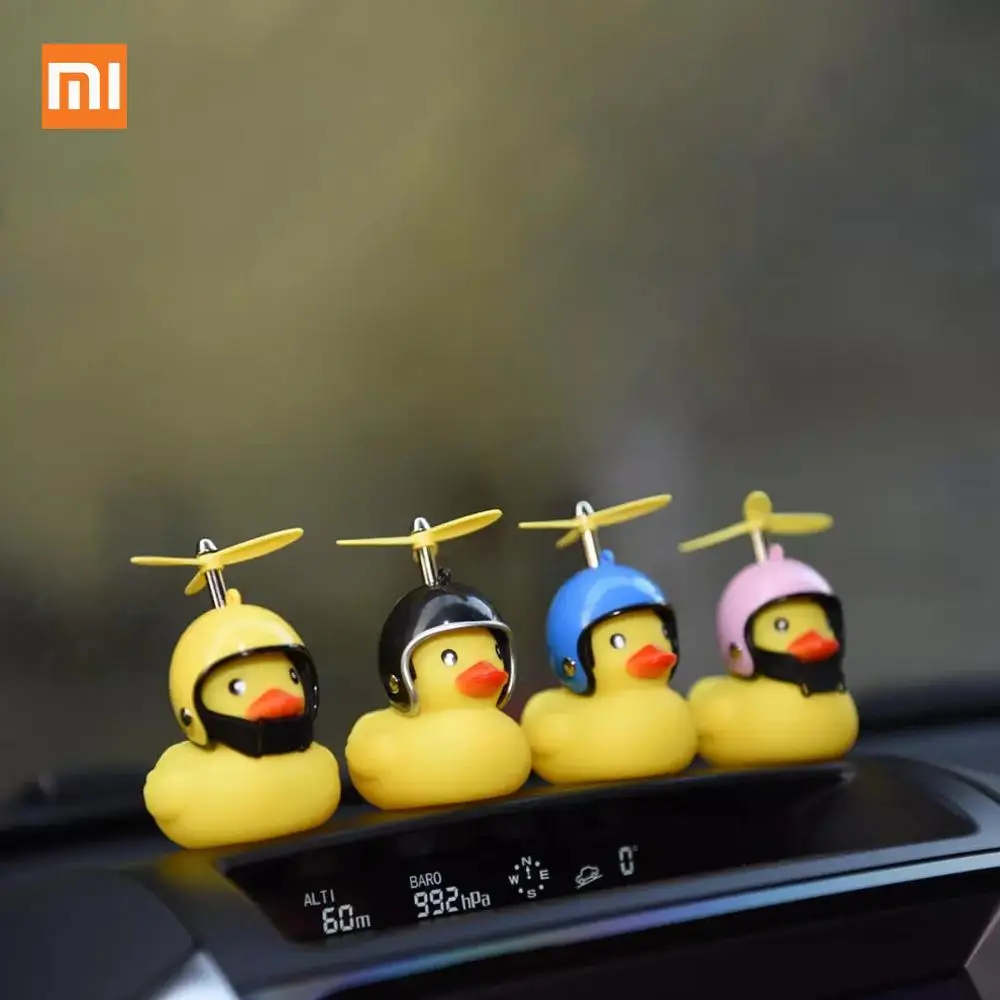 MI Mijia Carfook автомобиль утка со шлемом сломанный ветер маленькая Желтая утка велосипедный светильник для шоссейного велосипеда мотоциклетный шлем для езды на велосипеде аксессуары