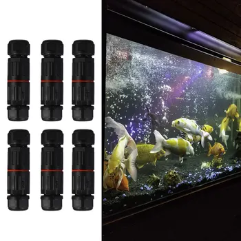 

10pcs Waterproof Cable Connector Safe Mini Wire Splice Cable Connector Cable Splice for Network Lighting