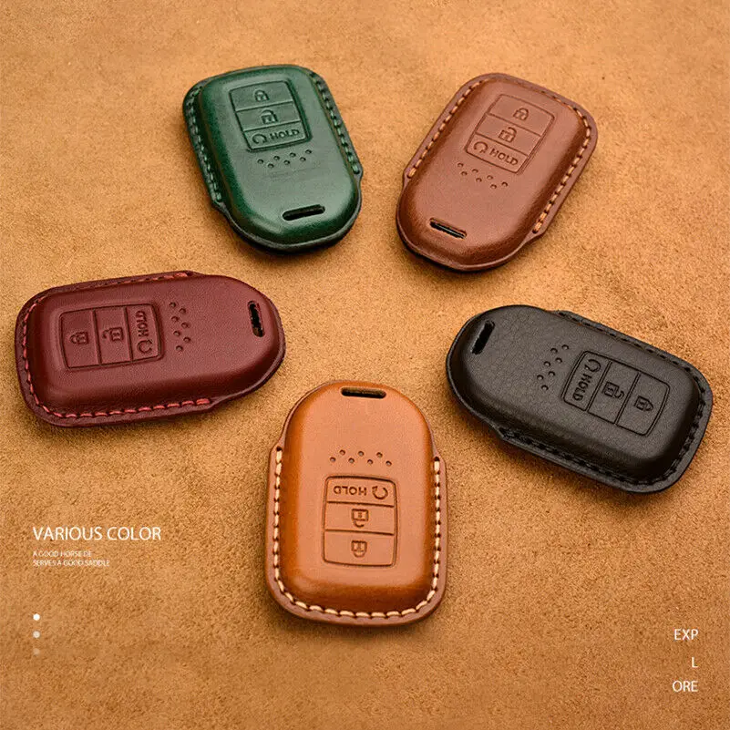 Custodia per portachiavi per auto a distanza in vera pelle per Honda 2015 2016 2017 Civic Crv Crad V Accord Pilot 4 pulsanti ODYSSEY EURO 8 Custodia per portachiavi per auto a distanza in vera pelle per Honda 2015 2016 2017 Civic Crv Crad V Accord Pilot 4 pulsanti ODYSSEY EURO - H542e95727ed148de85edd0292ab71b37n