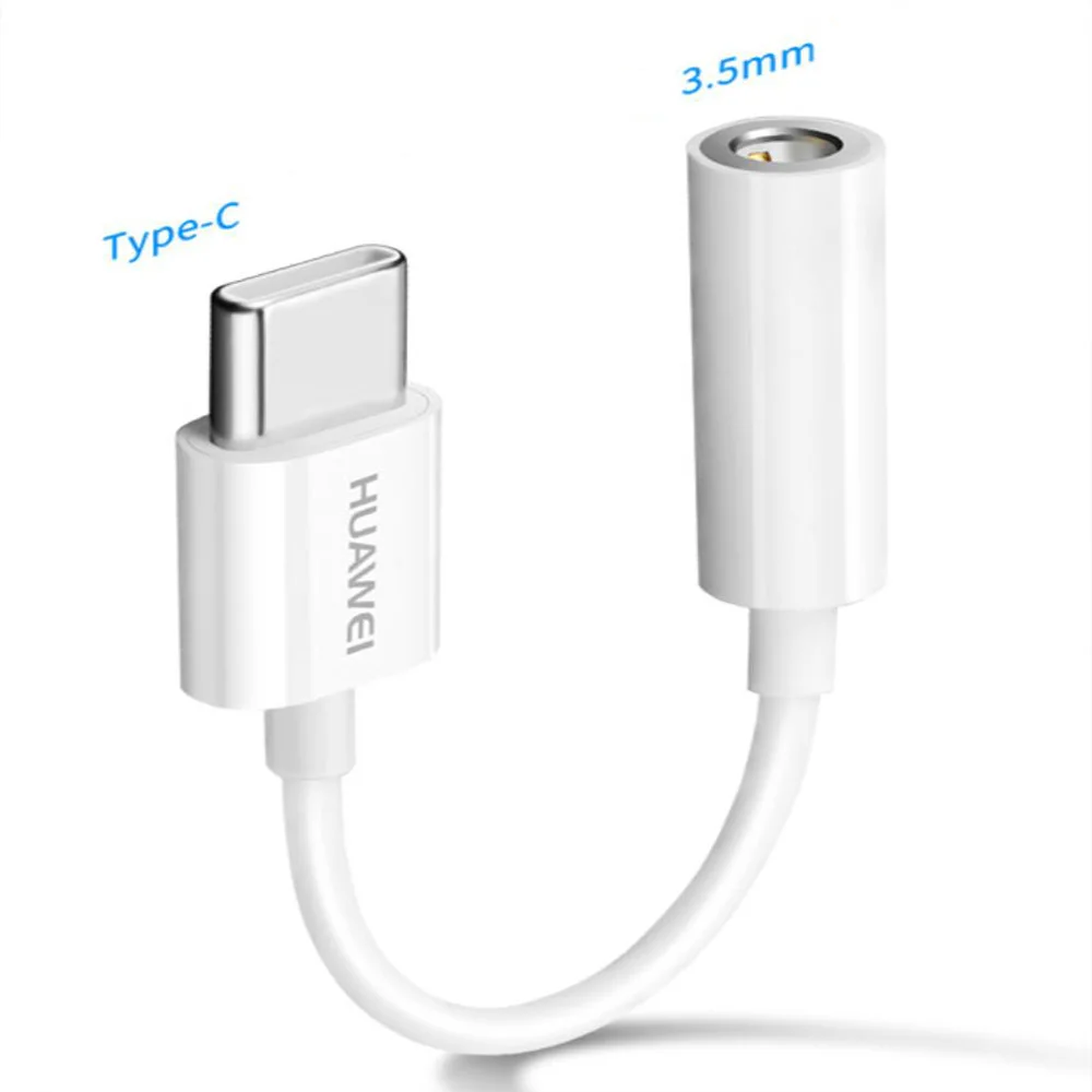 HUAWEI Audio cable Type C 3.5 Jack Earphone Cable USB C to 3.5mm Headphones Adapter For Huawei P10 P20 pro Mate 10 Pro 20