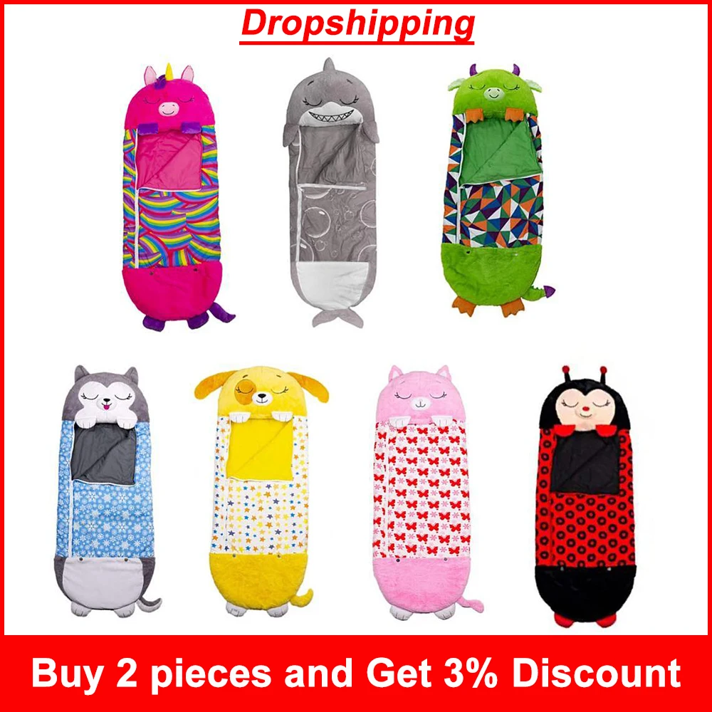 

Sleeping Bag Children Animal Cartoon Happy Warm Baby Sleeping Sack Soft Unicorn Blanket for Nappers Kid GIft Dropshipping
