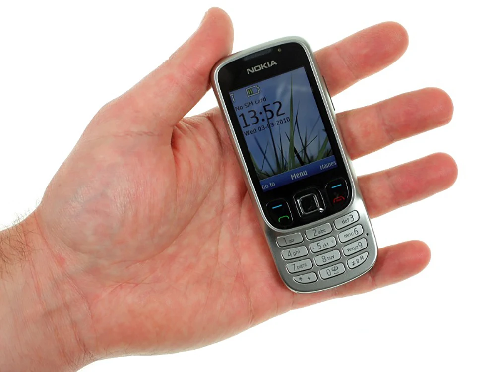 Original Nokia 6303 Classic 2G GSM Mobile Phone Unlocked 2.2'' Display FM Radio 3MP Camera CellPhone Russian Keyboard DumbPhone second hand iphone