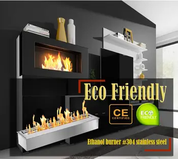 

hot sale 62 inch bio fuel fire alcohol fireplace insert