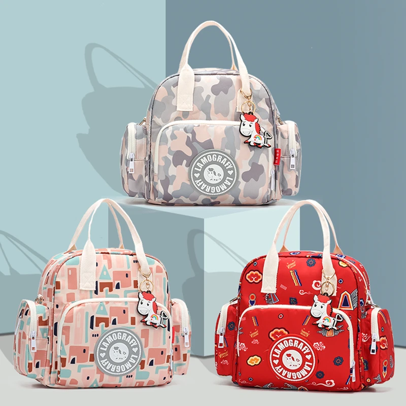 Модная сумка для мам, подгузник, Большая вместительная сумка для малышей, сумка для путешествий, рюкзак, дизайнерская сумка для ухода за ребенком