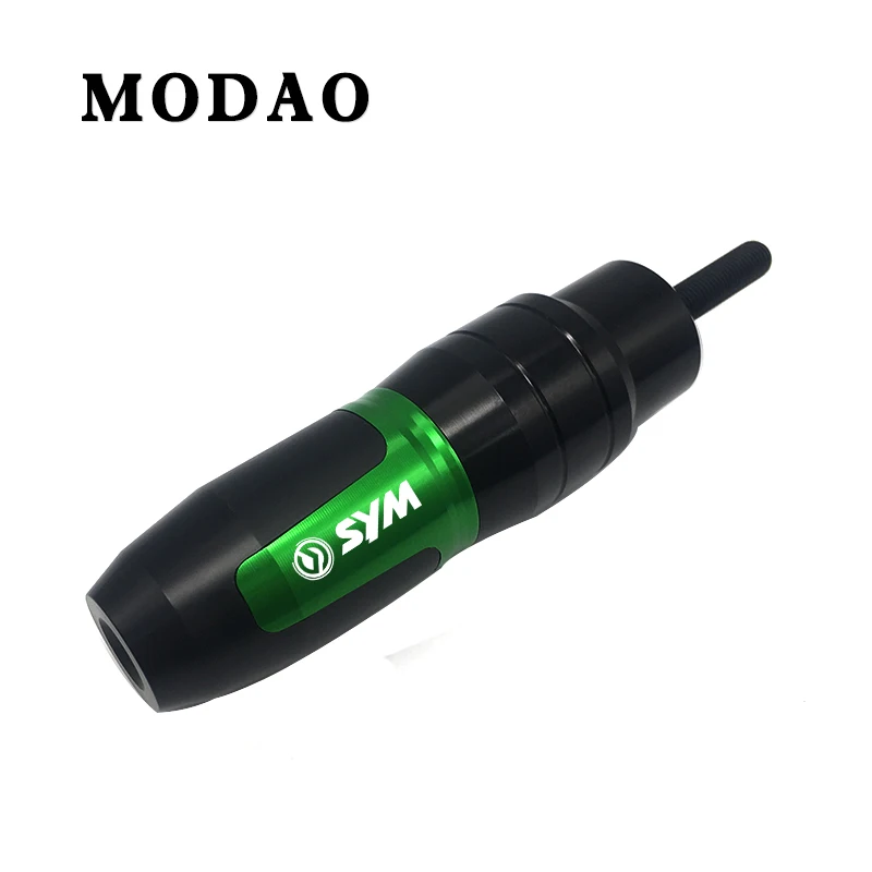 Для SYM CRUISYM180 CRUISYM150 MAXSYM400 600 MAXSYM maxsym600 400 CNC мотоцикл авария выхлоп скольжения pad защита от падения - Цвет: Green