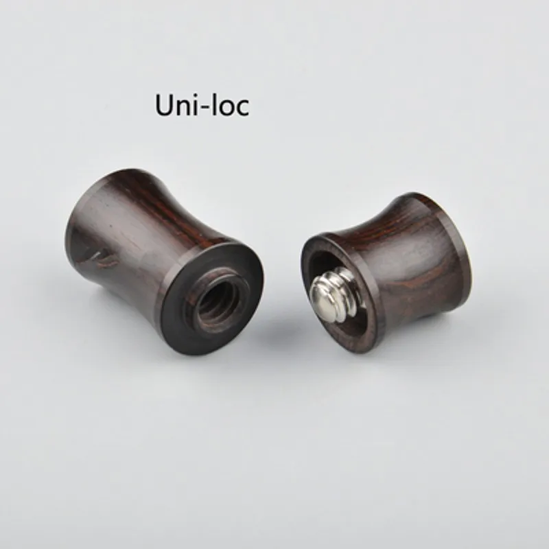 Pool Cue End Cap Uni Loc Wooden Joint Protector Hand-Made Ebony Quick Release Joint Protector