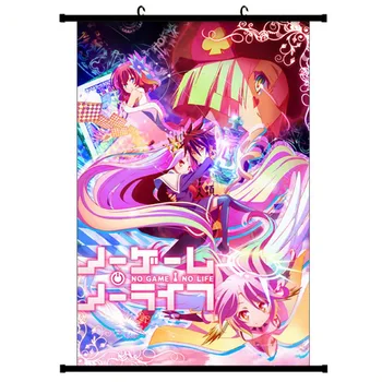 

Japanese Anime No Game No Life Canvas Scroll Painting Living Room Home Wall Print Modern Art Decoration Poster