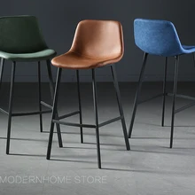 Дизайн, Лидер продаж, с фабрики, для кухни, комнаты, искусственная кожа, мягкая обложка, барная стойка, стул, 1 шт