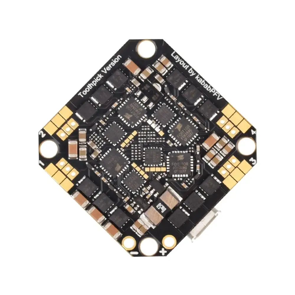 Betafpv BLHeli_S F4 1-4S AIO бесщеточный контроль полета 20A для гоночных зубочисток RC Дрон запчасти