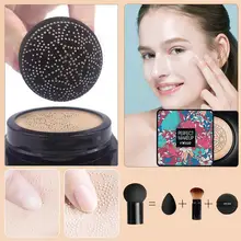 Кушон для макияжа с грибной головкой, увлажняющий тональный крем, Дышащий Натуральный отбеливающий консилер для макияжа, BB крем