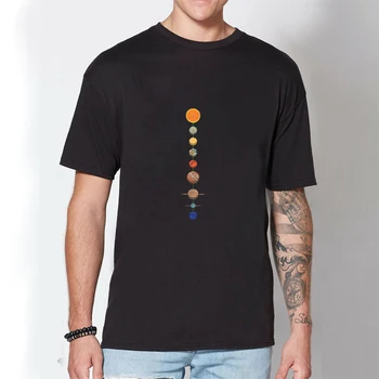 

Planets Vintage T Shirt Short Sleeve Gothic Hip Hop Men Women T-Shirt Print Casual Men Women Tshirt Custom Print T Shirt