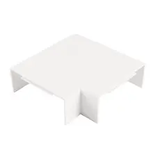 ПВХ Trunking кабель Raceway адаптер плоский угол формы 2 способа 99 мм x 40 мм