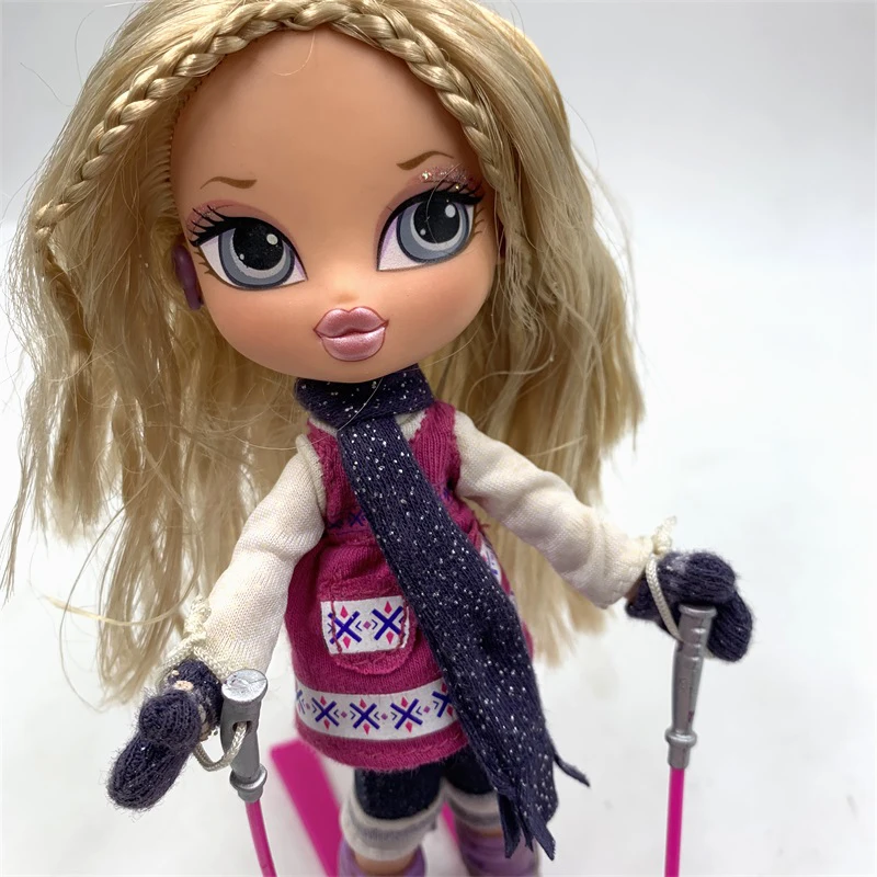 Оригинальная Кукла Bratz в коробке, зимний сезон, лыжный костюм, игрушка лучший подарок для девочки