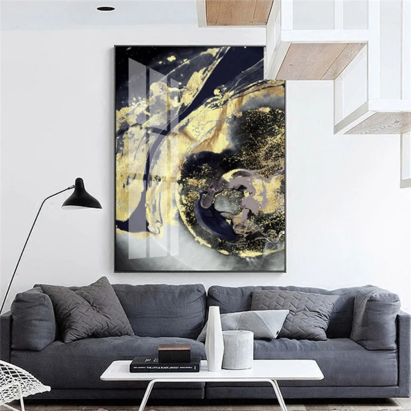 

beibehang Customized modern fashion golden abstract papel de parede wallpaper new Chinese style new decorative painting