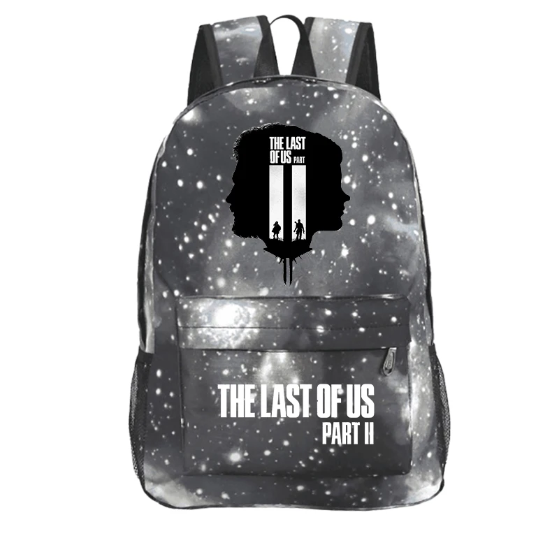 

Canvas Backpack School Travel Laptop Back Pack Men Women 2020 The Last of Us II School Bags for Teenage Girls Mochilas Escolares