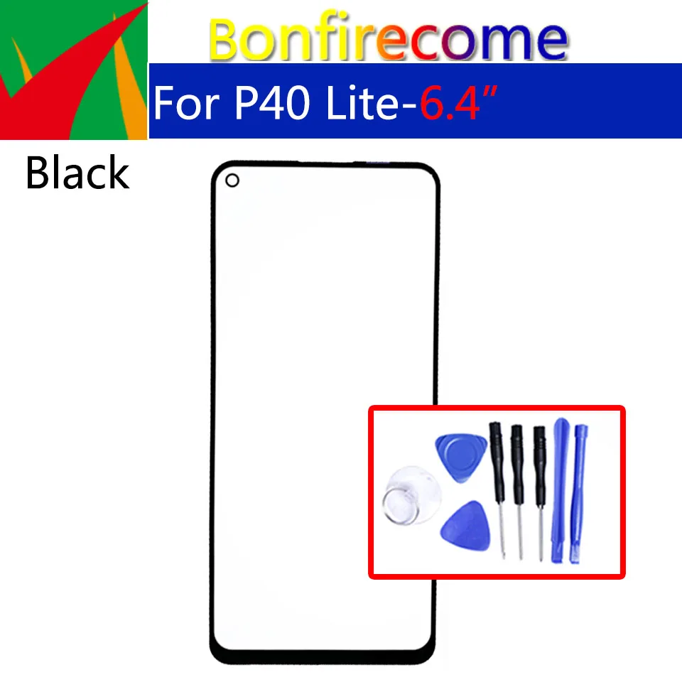 Для Huawei P40 lite JNY L21A L22A L01A L02A L21B Переднее стекло сенсорный экран LCD внешняя панель