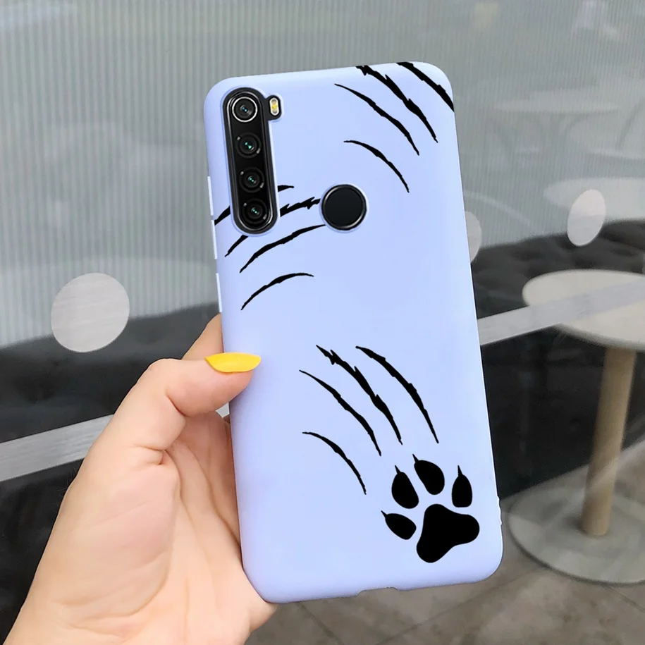 xiaomi leather case color Redmi Note 8 Ốp Lưng Điện Thoại Dễ Thương Mèo Hoạt Hình Ốp Lưng Dành Cho Xiaomi Redmi Note 8 Pro Trường Hợp Note8 8 T 8Pro 8 T Silicone Mềm Coque xiaomi leather case chain Cases For Xiaomi