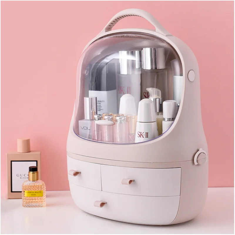 

Online Celebrity Storage Box Cosmetics Penguin-Drawer-type Makeup Storage Box Capsule Cosmetic Box