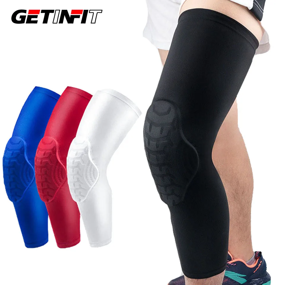 

Getinfit 1PCS Sports Knee Guard Anti-collision Breathable Warm Patella Leg Brace Basketball Football Weightlifting Knee Support
