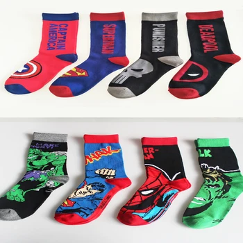 

Europe and America Mens Socks Personality Cartoon Anime Pattern Anti Skid Casual Sock Breathable Sweat-absorbent Deodorant