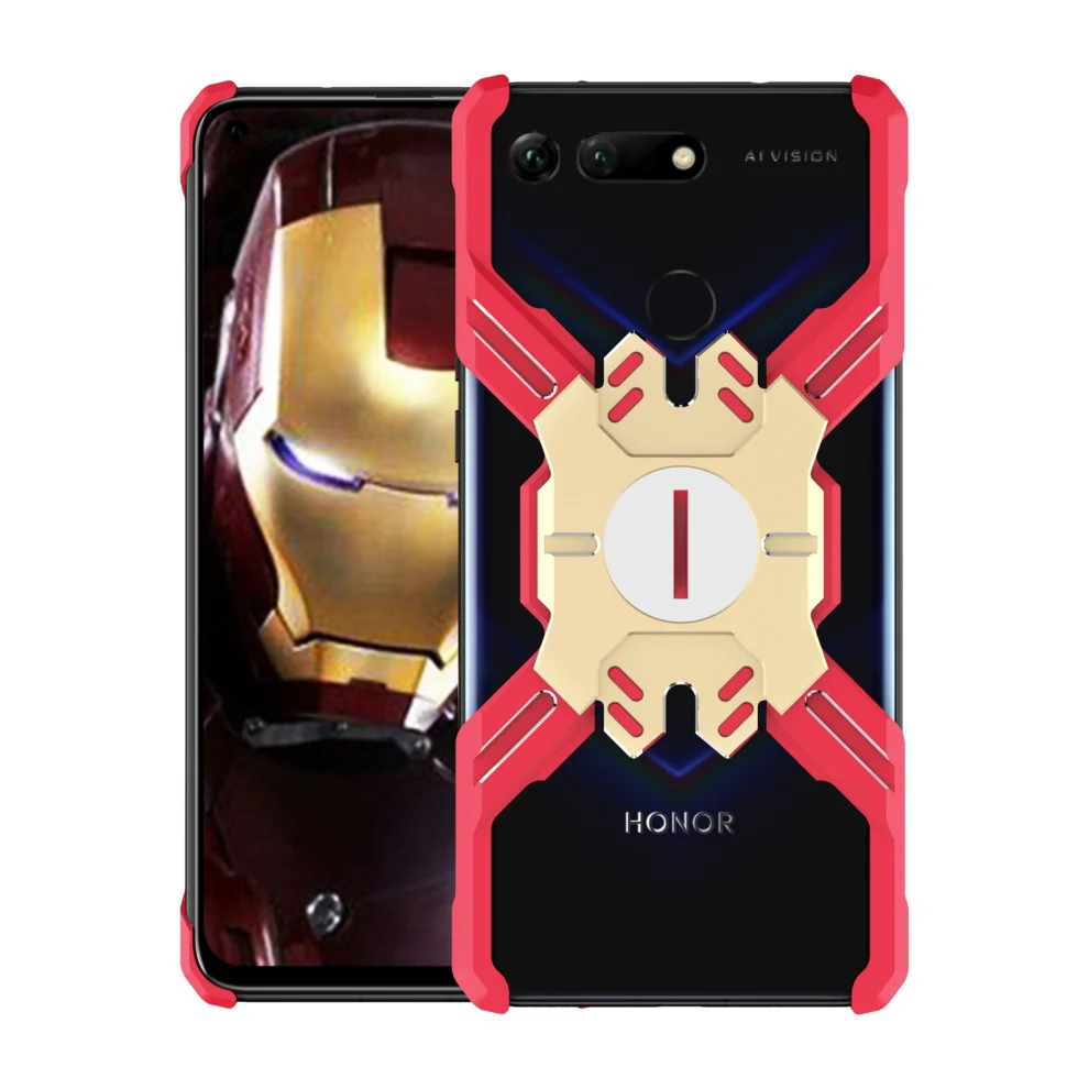 Marvel Hero Elements Aluminum Metal Bumper Case For Huawei Honor View 20 V20 Thin Hard Shockproof Phone Case Cover Honor View 20