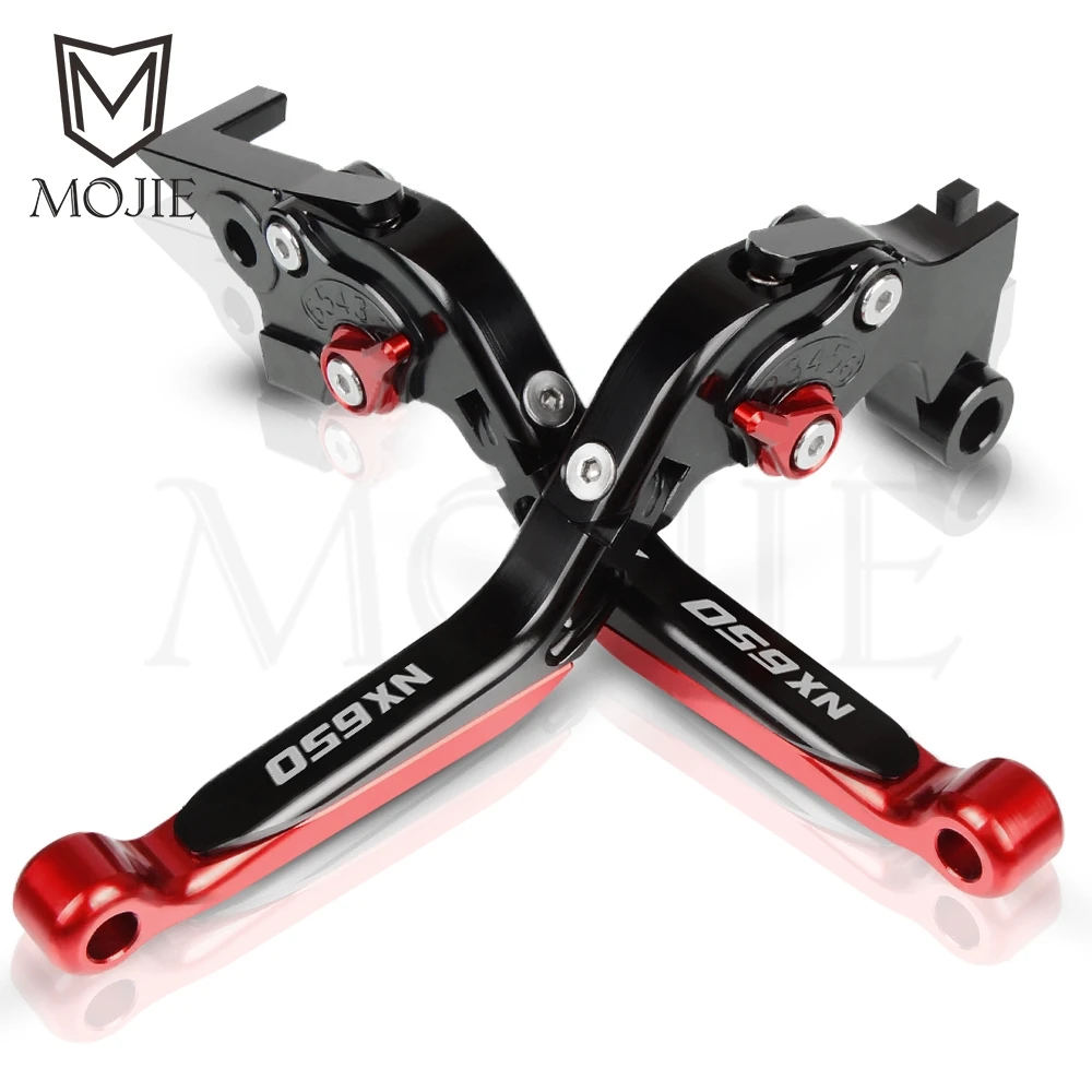 Motorcycle NX650 Accessories CNC Brake Clutch Levers For Honda NX650 NX 650 J-X Dominator 1988-1999 1989 1992 1991 1992 1993 - Цвет: Red